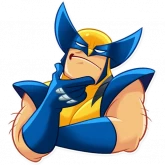 Стикер #9 из набора Wolverine
