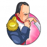 Стикер #2 из набора Наполеон и Жозефина