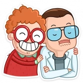 Стикер #10 из набора Команда 3в1