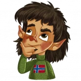 Стикер #3 из набора Норвежский тролль