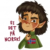 Стикер #12 из набора Норвежский тролль