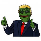 Стикер #4 из набора Пепе Трамп