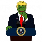 Стикер #5 из набора Пепе Трамп