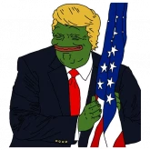 Стикер #9 из набора Пепе Трамп