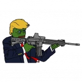Стикер #12 из набора Пепе Трамп
