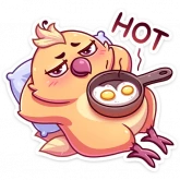 Стикер #12 из набора Пепелок