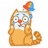 Стикер #12 из набора Забавный Персик