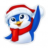 Стикер #8 из набора Пингвинчик