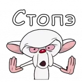 Стикер #11 из набора Пинки и Брейн
