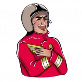 Стикер #6 из набора Пожарный
