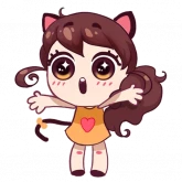 Стикер #11 из набора Prywinko chibi