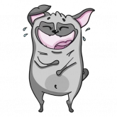 Стикер #4 из набора Pug