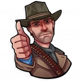 Стикер #3 из набора Red Dead Redemption