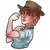 Стикер #11 из набора Red Dead Redemption