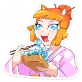 Стикер #11 из набора Сакура Айко