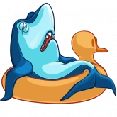 Стикер #11 из набора sharks