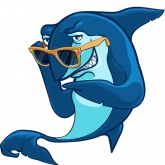 Стикер #9 из набора sharks