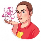 Стикер #2 из набора Шелдон Купер