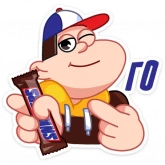 Стикер #4 из набора СникерсПак