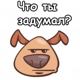 Стикер #11 из набора Собачий пес