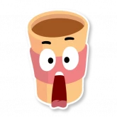 Стикер #10 из набора Стаканчик