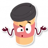 Стикер #8 из набора Стаканчик