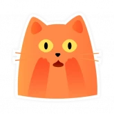 Стикер #3 из набора Кот Сушистик