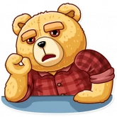 Стикер #6 из набора Тед
