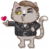 Стикер #2 из набора Vincent Whiskers