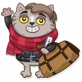 Стикер #6 из набора Vincent Whiskers