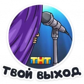 Стикер #8 из набора Телеканал ТНТ 2019