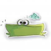 Стикер #4 из набора Лягушки