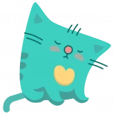 Стикер #6 из набора Котик Юпет