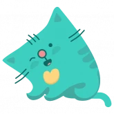 Стикер #11 из набора Котик Юпет