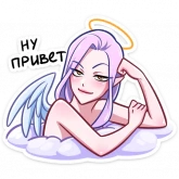 Стикер #4 из набора Ангелица Вайолет