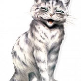 Стикер #7 из набора Коты Уэйна