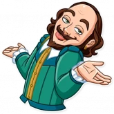 Стикер #11 из набора Shakespeare