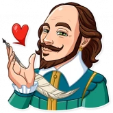 Стикер #2 из набора Shakespeare