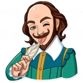 Стикер #10 из набора Shakespeare
