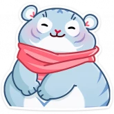 Стикер #10 из набора Зимний рулет