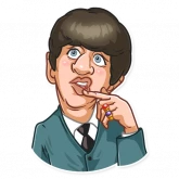 Стикер #9 из набора Битлз