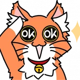 Стикер #3 из набора Wonderful orange cat (@n_chronos)