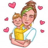 Стикер #2 из набора Мамочка